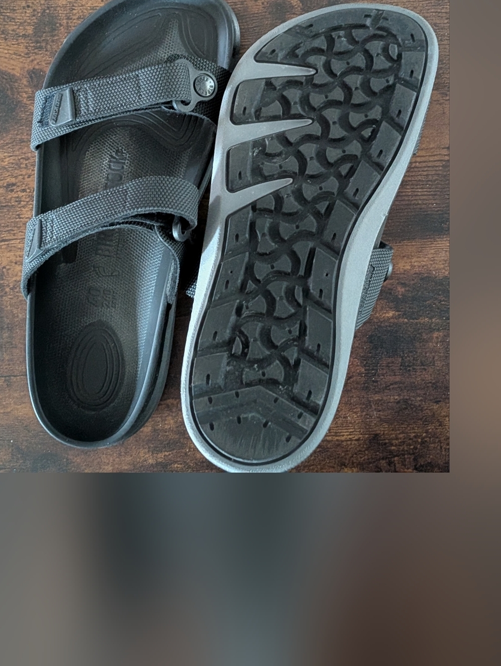 Birkenstock Sahara Futura Black Slide Sandals Ladies 9 or 40 - Picture 4 of 6